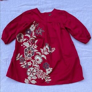 Tea Collection poplin holiday dress